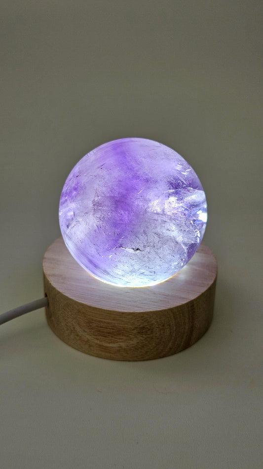 Brazilian Phantom Amethyst Sphere – Medium/Small