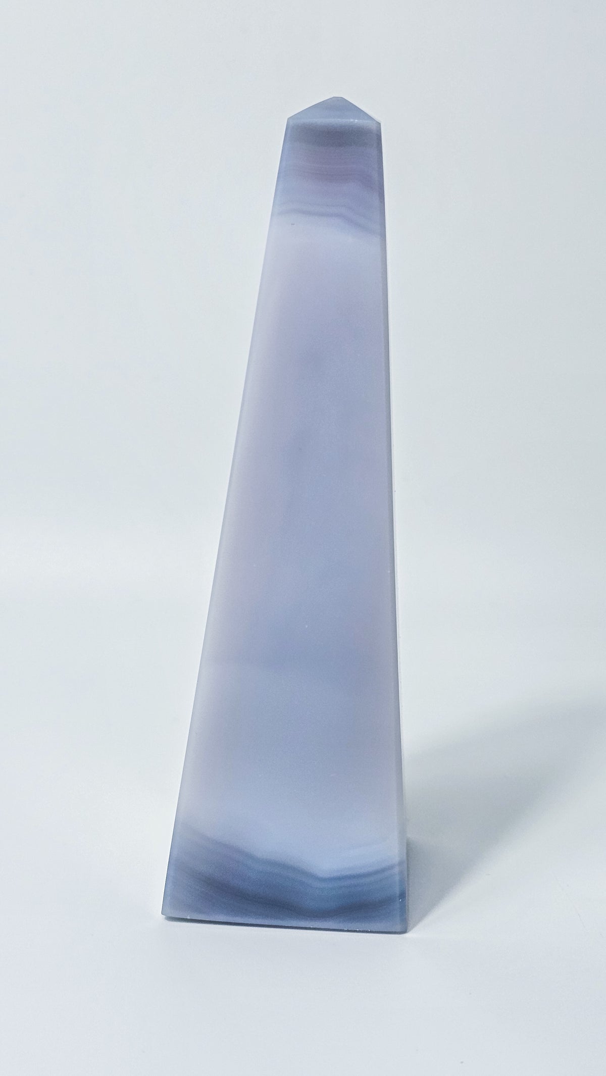 Brazilian Druzy Agate Obelisk