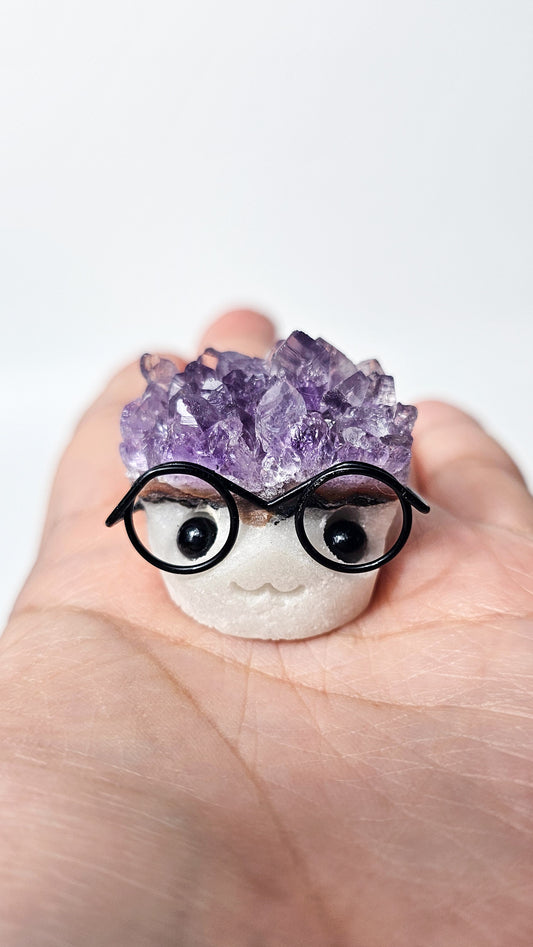 Amethyst Crystal Hedgehog