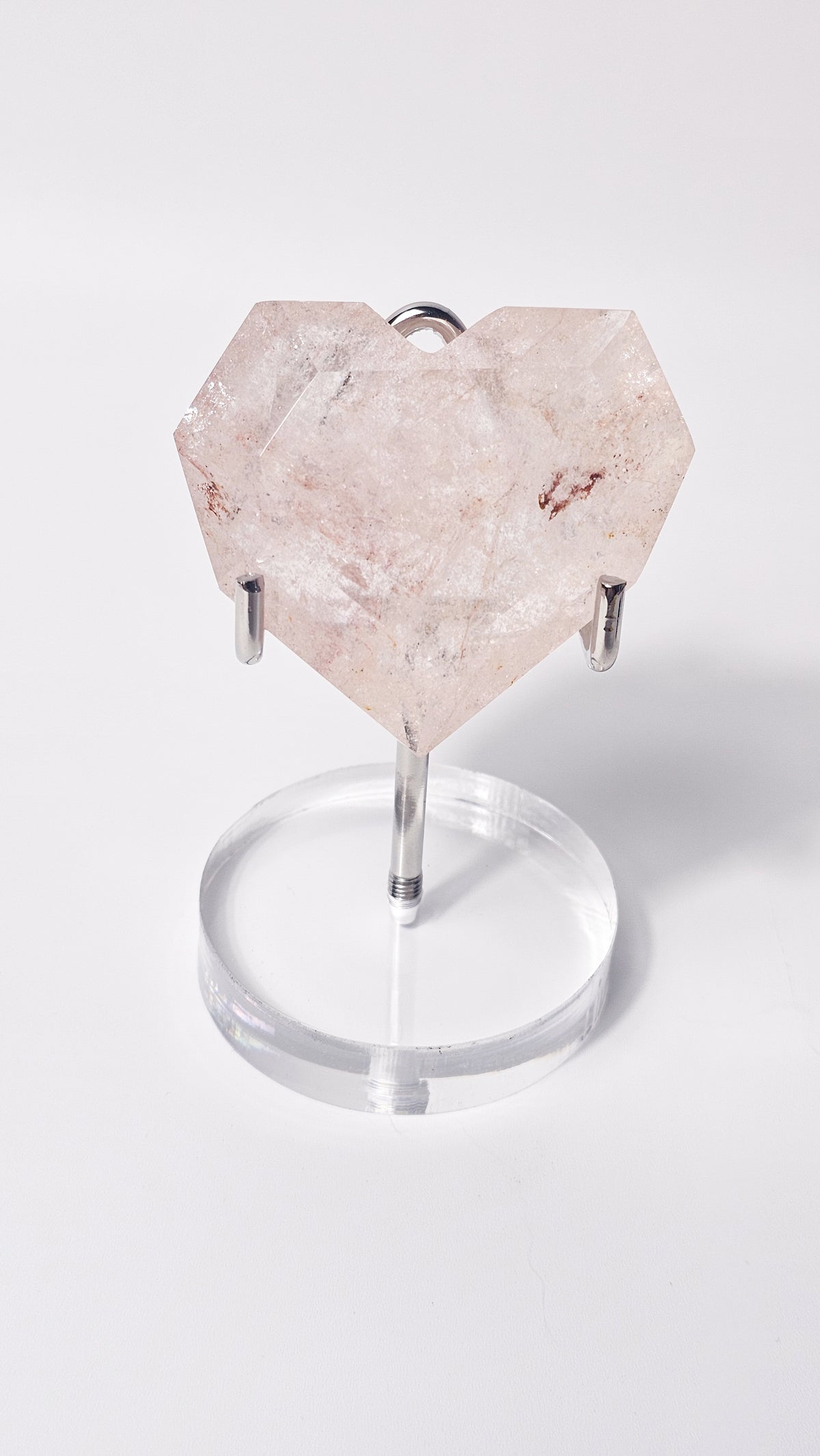 Pink Himalayan Quartz Heart