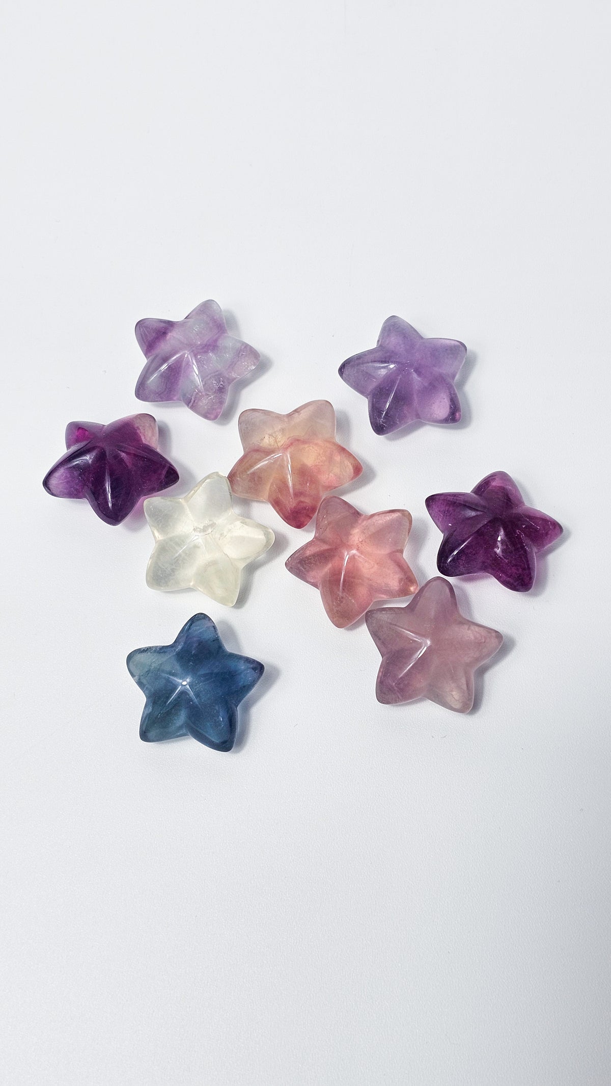 Mini Fluorite Star Carving