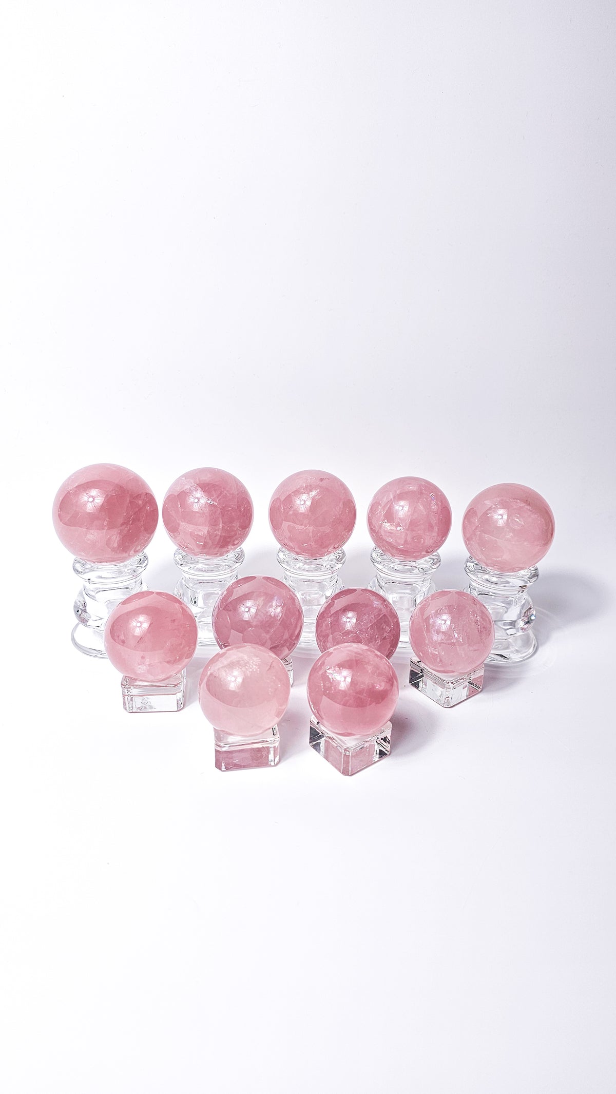 Madagascar Rose Quartz Sphere with Star Flash