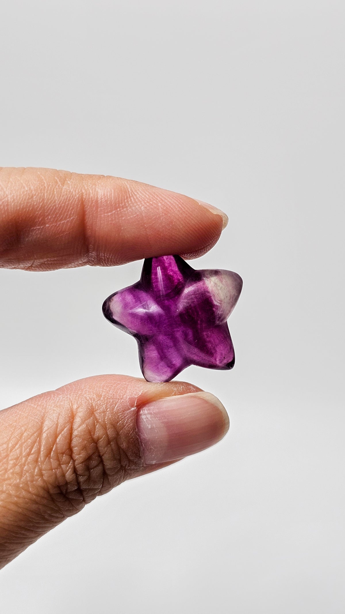Mini Fluorite Star Carving