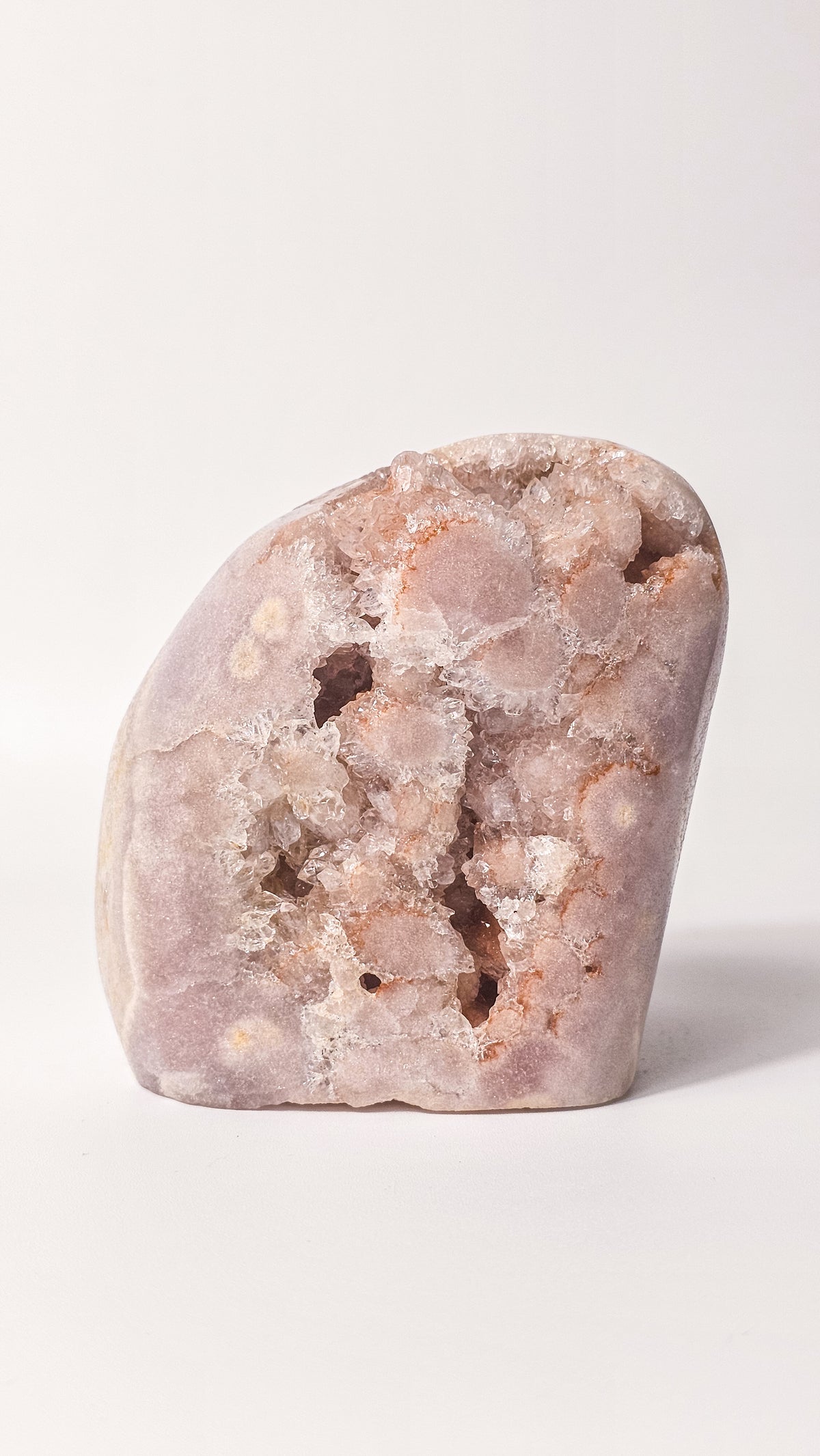 Brazilian Pink Amethyst Druzy Freeform – Large