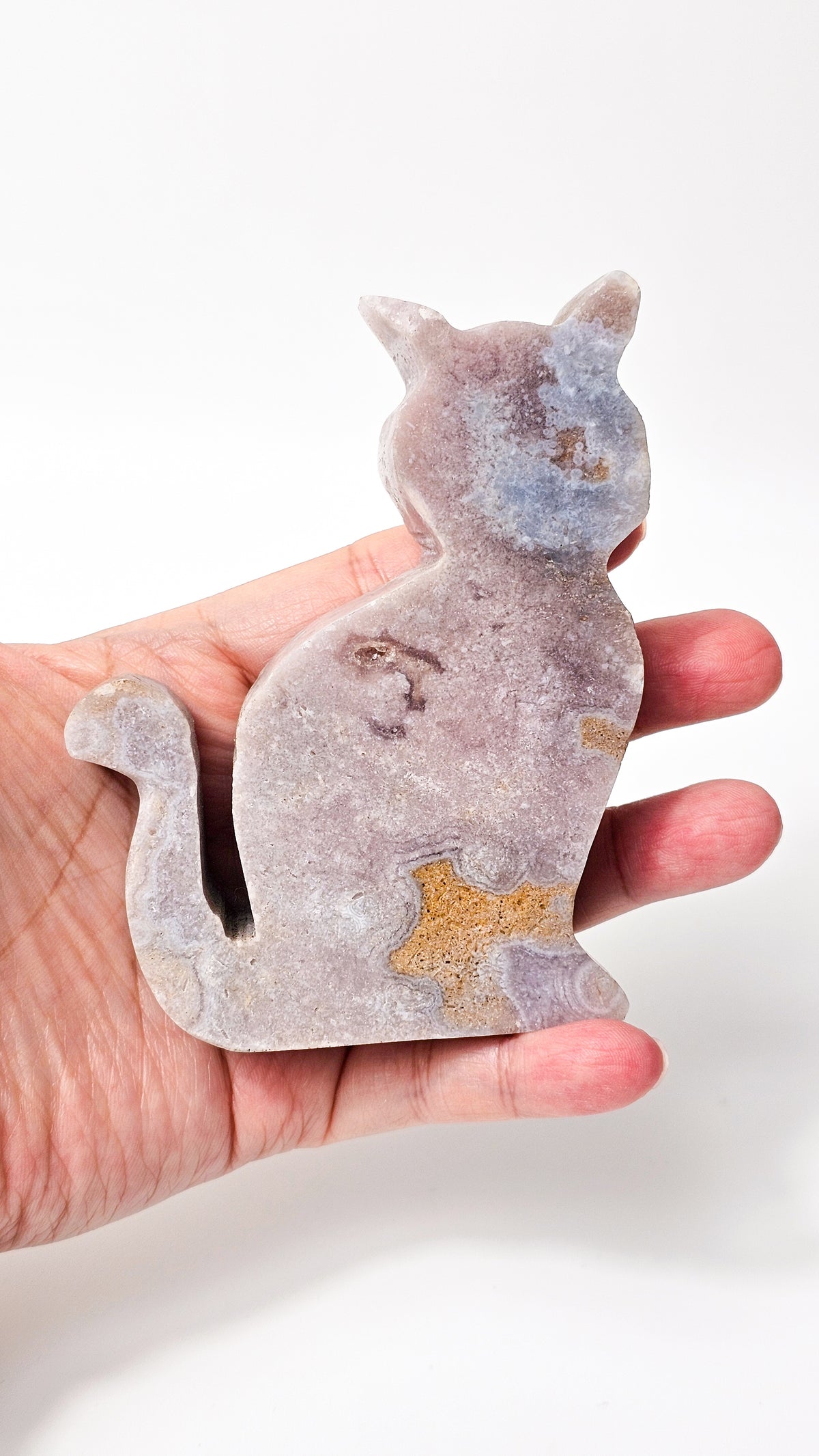 Brazilian Pink Amethyst Cat