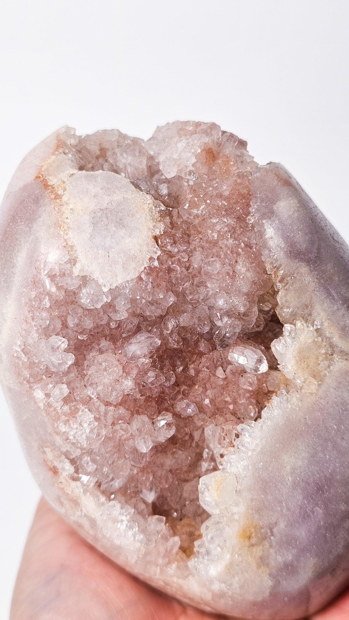Brazilian Pink Amethyst Druzy Freeform – Large