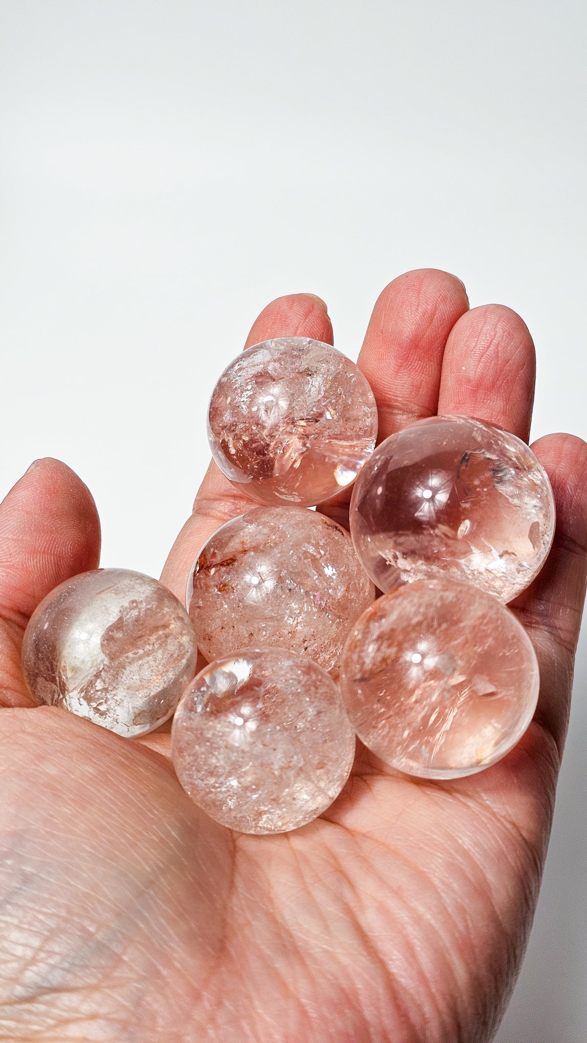 Pink Himalayan Quartz Mini Spheres