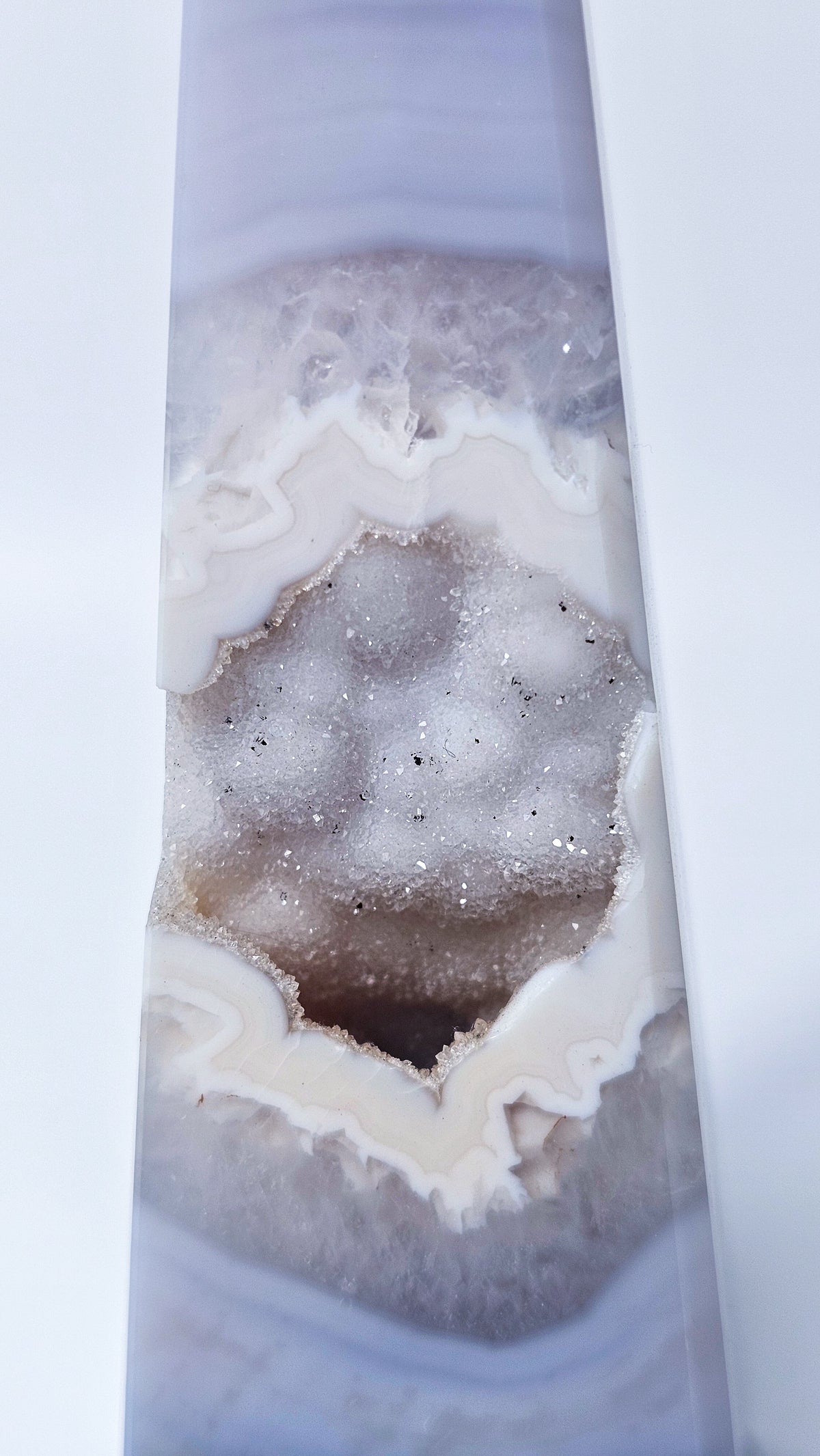 Brazilian Druzy Agate Obelisk