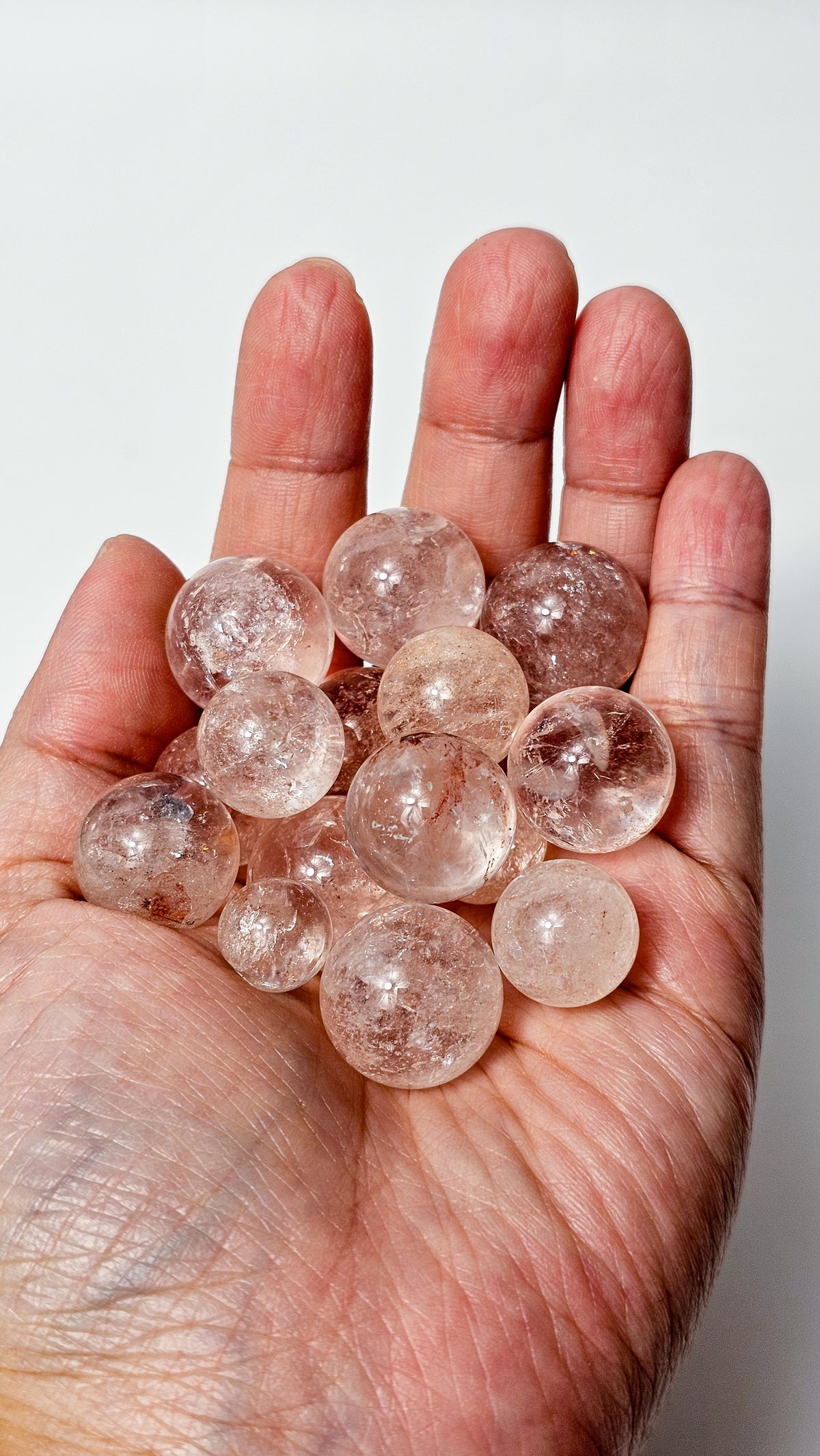 Pink Himalayan Quartz Mini Spheres