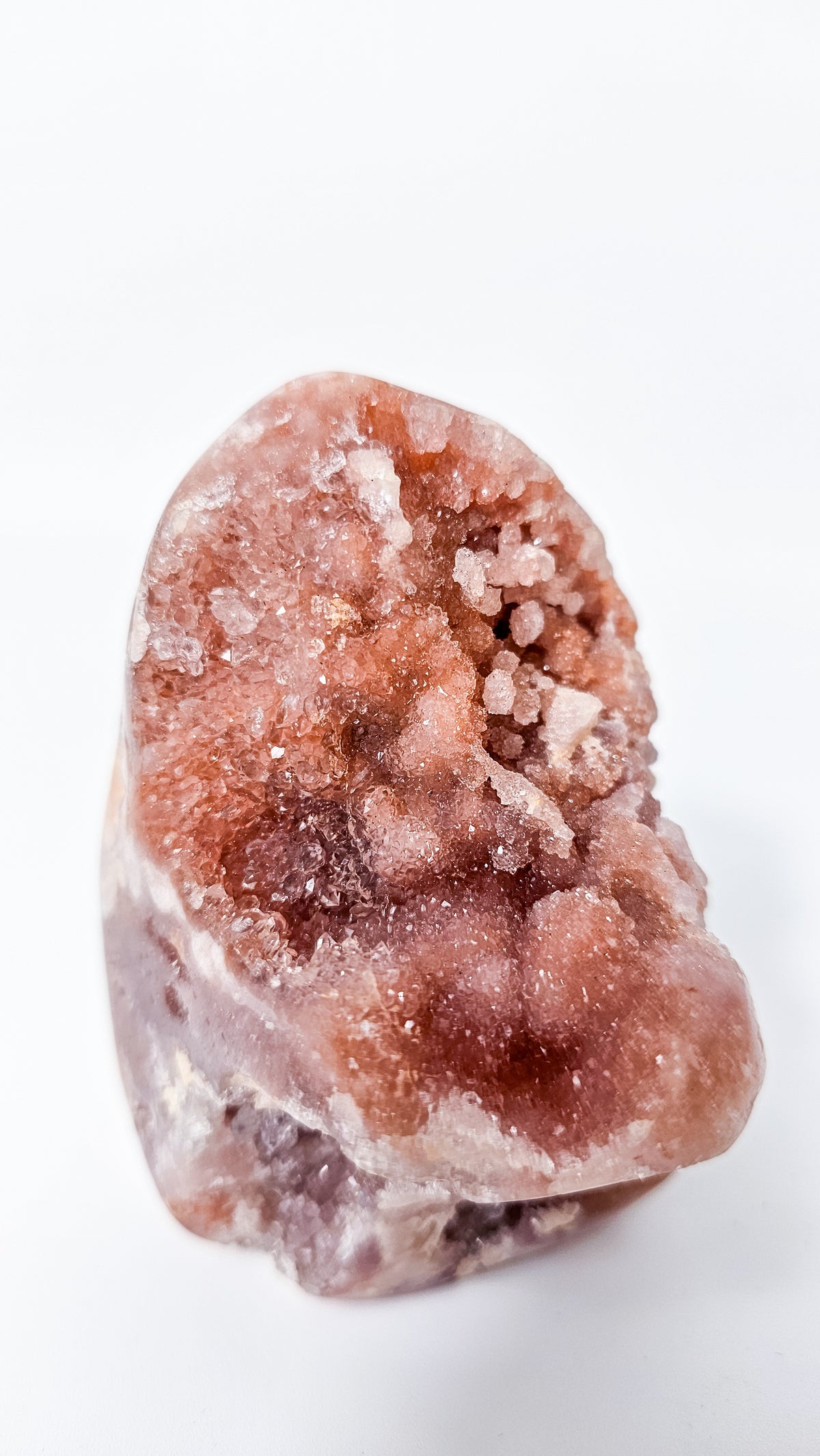 Brazilian Pink Amethyst Druzy Freeform – Large