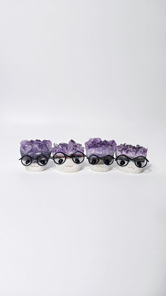 Amethyst Crystal Hedgehog