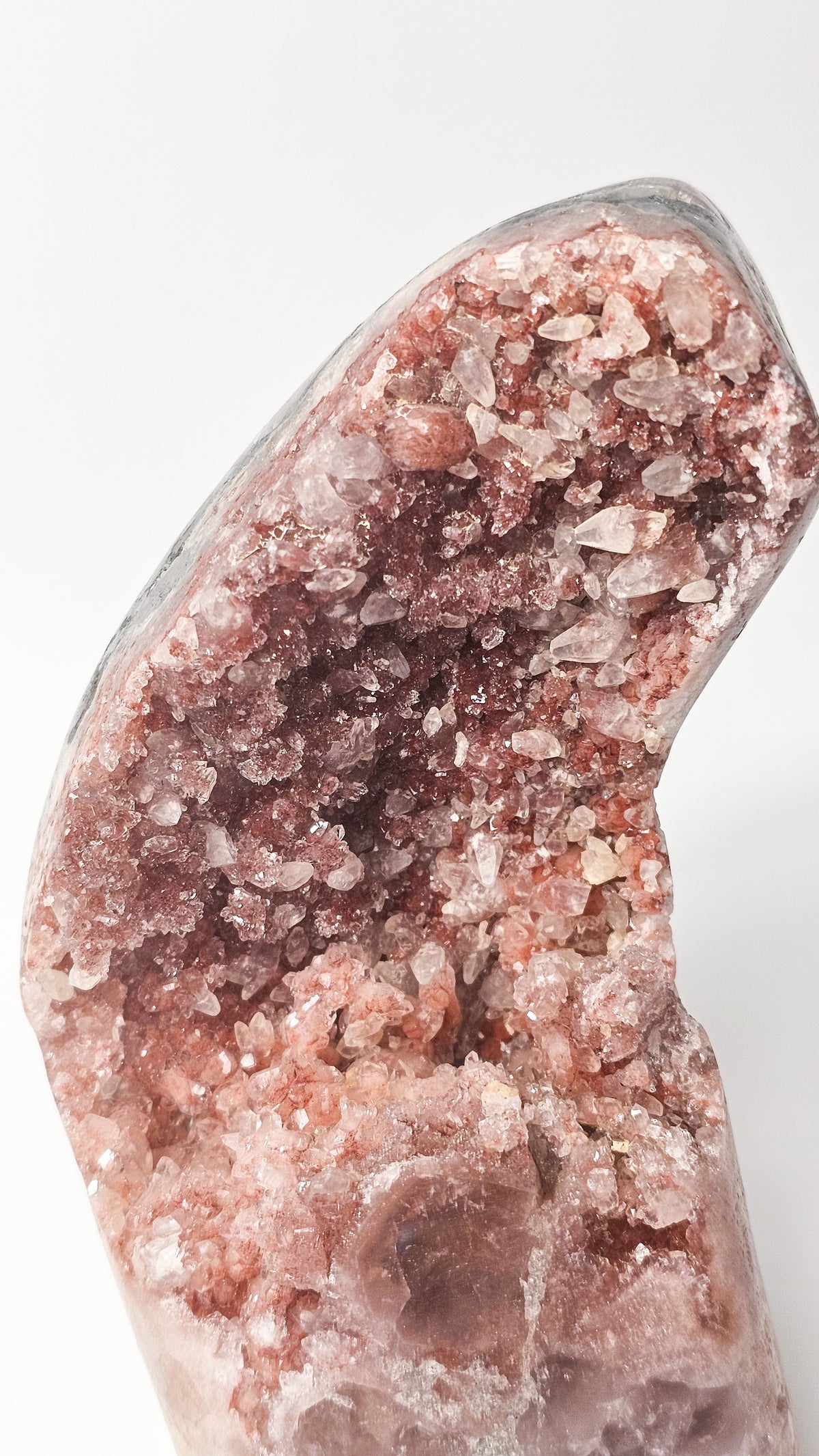 Brazilian Pink Amethyst Druzy Freeform – Large