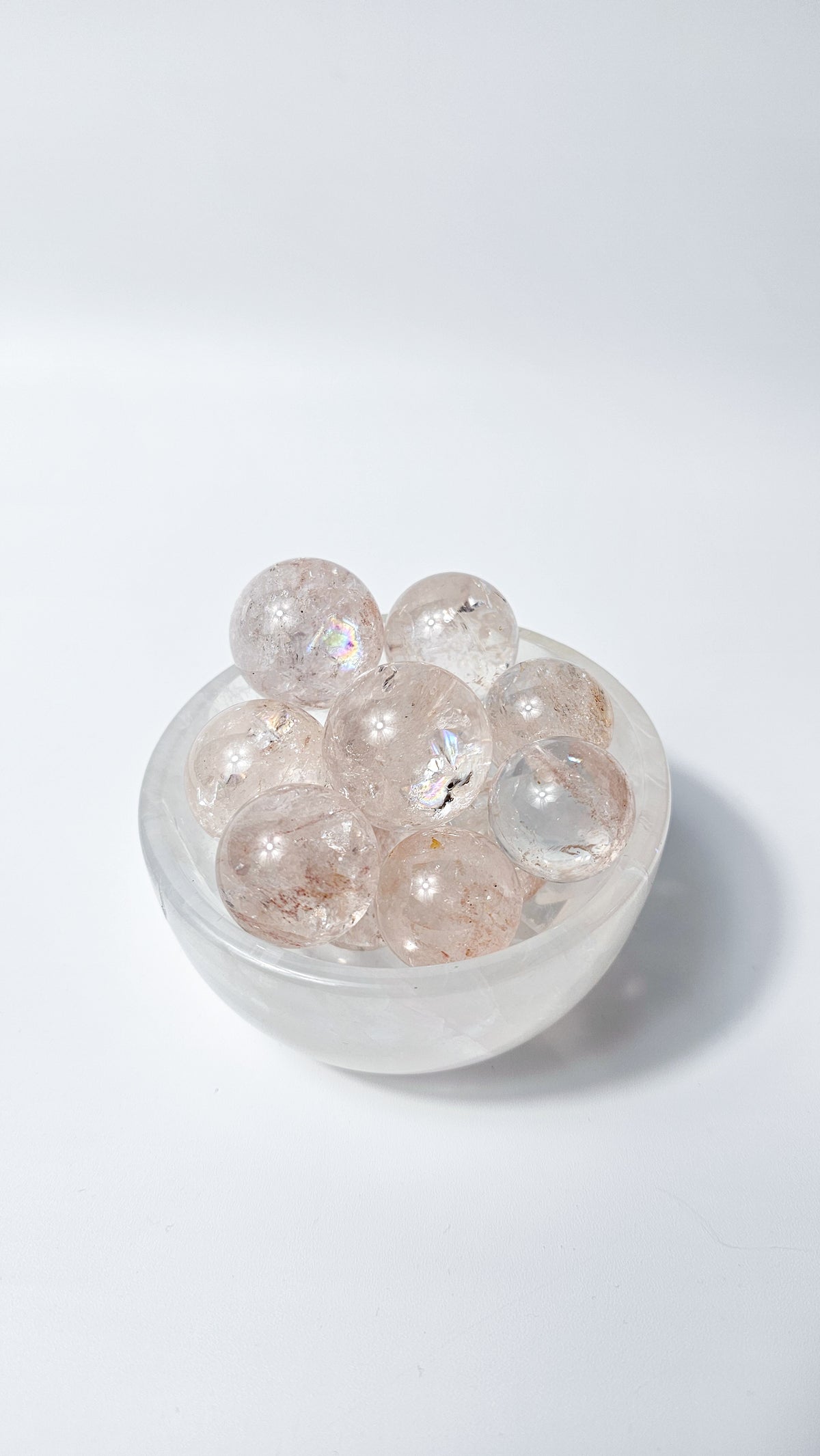 Pink Himalayan Quartz Mini Spheres