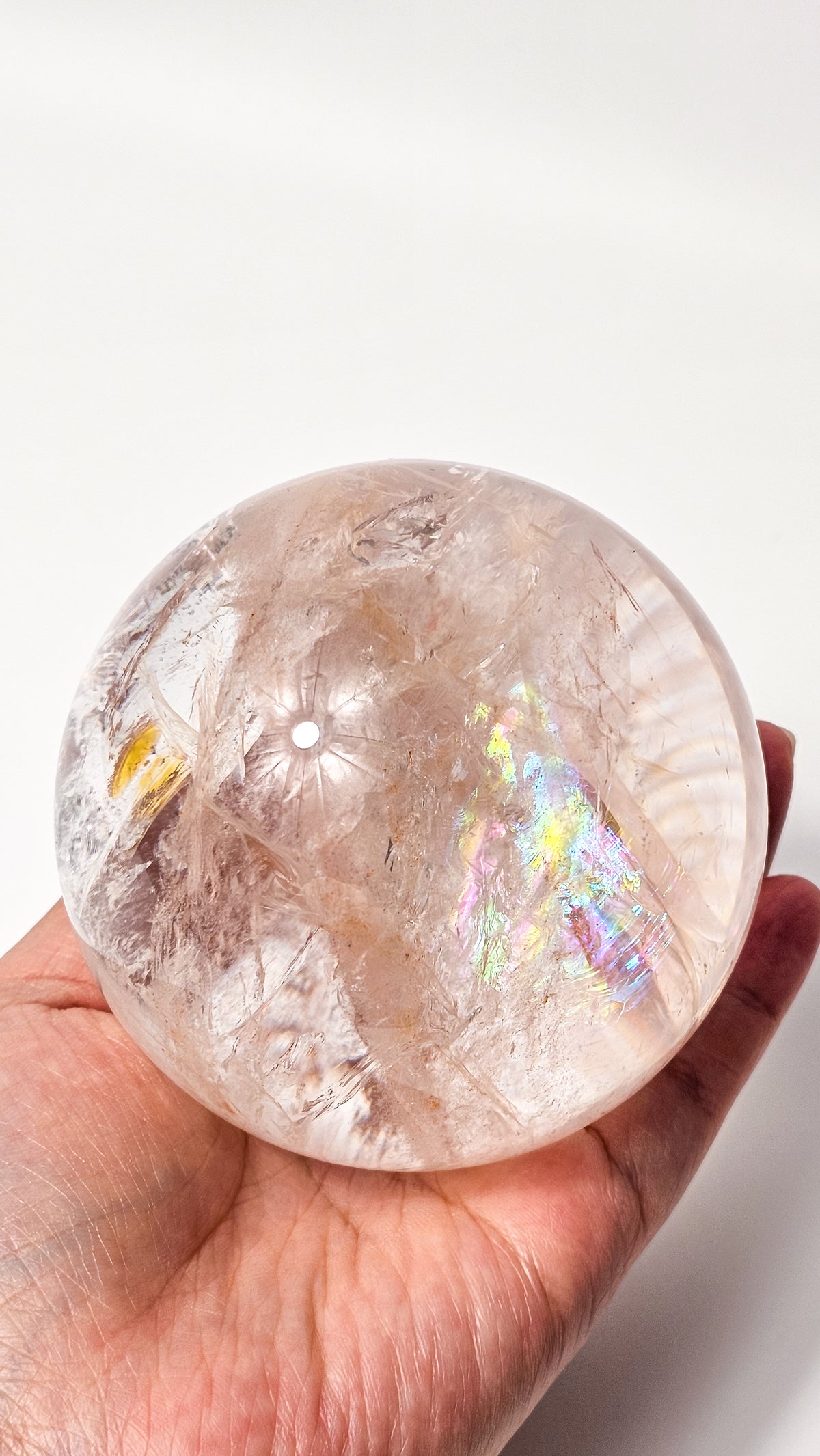 Pink Himalayan Quartz Sphere - Large
